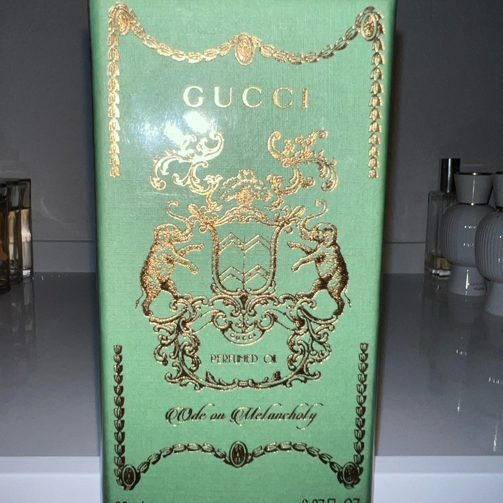 Gucci Mint Green & Gold Fragrance Box